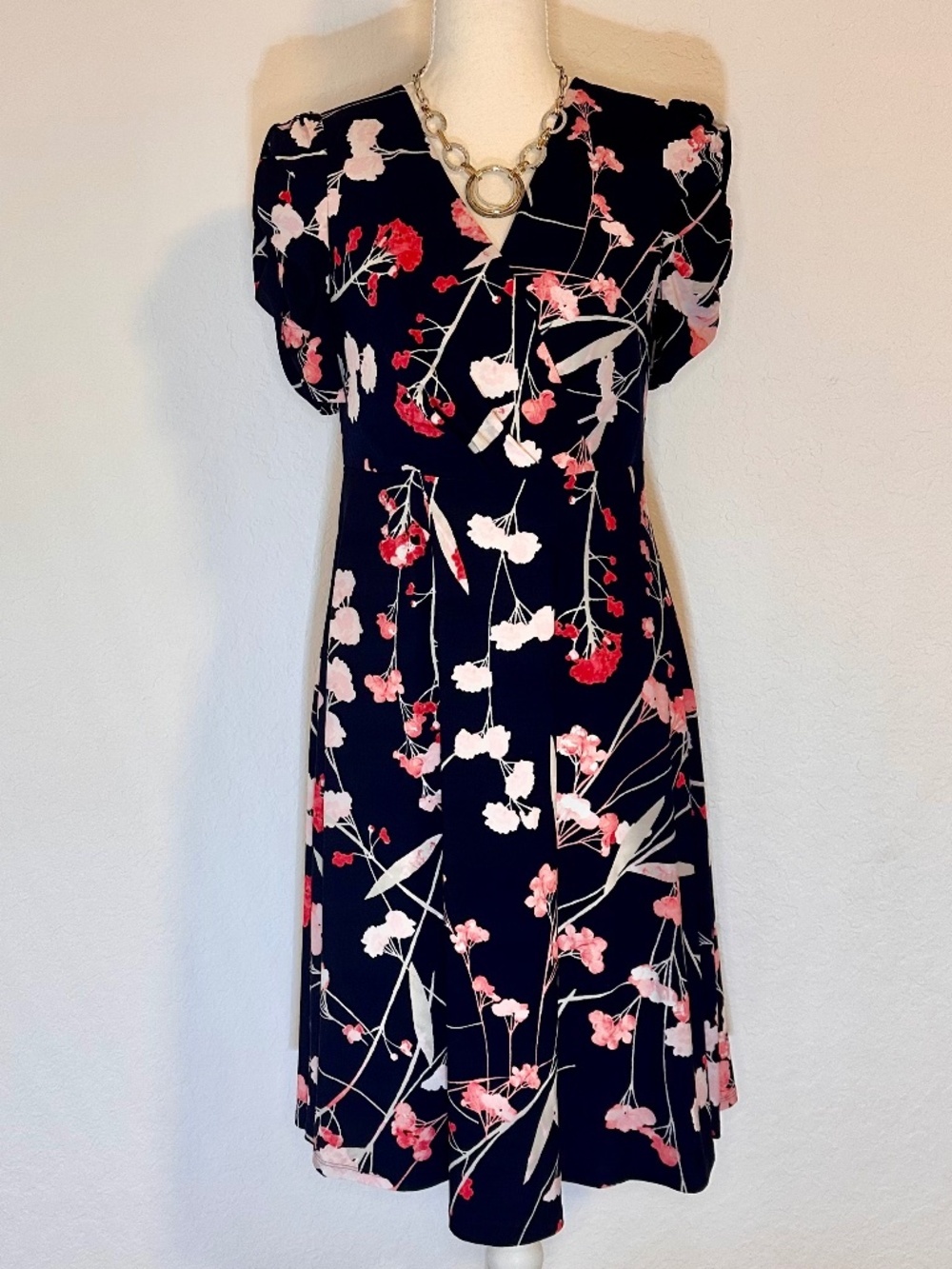 Tommy Hilfiger, Fit and Flare Silhouette Dress, Size 6